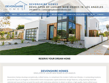 Tablet Screenshot of mydevonshirehome.com